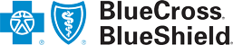 BlueCross BlueShield company logo on Senior Insurance Sales' homepage transparent background
