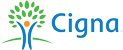 Cigna company logo on Senior Insurance Sales' homepage transparent background