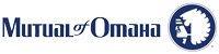 Mutual of Omaha company logo on Senior Insurance Sales' homepage transparent background